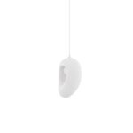 Biała lampa wisząca Cluora 20