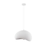 Biała lampa wisząca Cluora 50 - wabi-sabi