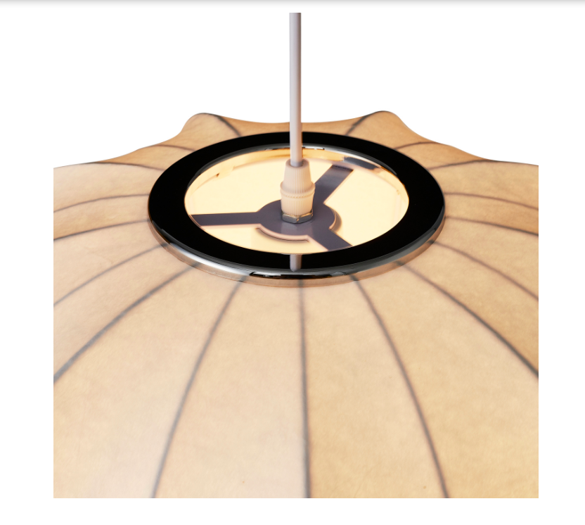 Biała lampa wisząca Silk V-shape 45