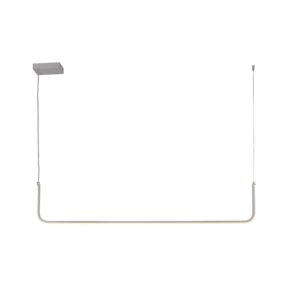 Biała lampa wisząca Minima 120cm - podłużna