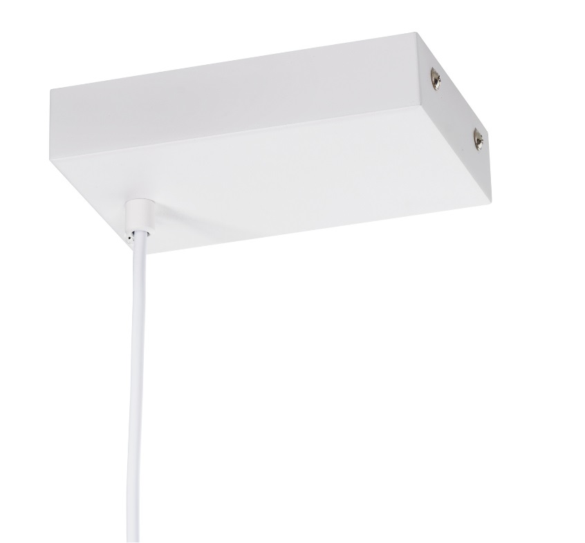 Biała pozioma lampa wisząca Minima 120cm - podsufitka