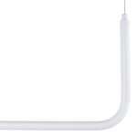 Biała pozioma lampa wisząca Minima 120cm - rurka LED