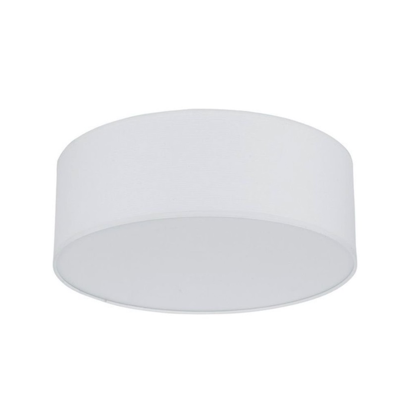 Biały plafon sufitowy - lampa okrągła Rondo - 4 żarówki