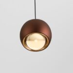Brązowa lampa wisząca Softlin LED