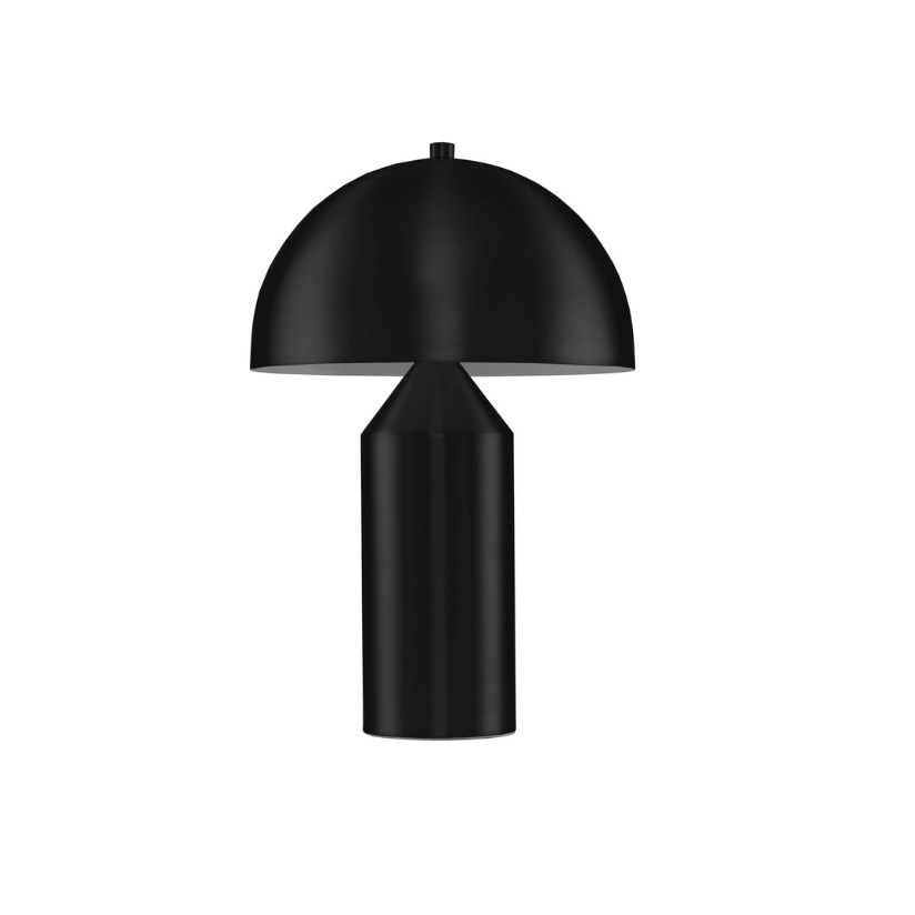 Czarna lampa stołowa do salonu Nuvio - nowoczesna