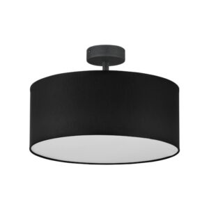 Czarna lampa sufitowa Rondo 40 - okrągła