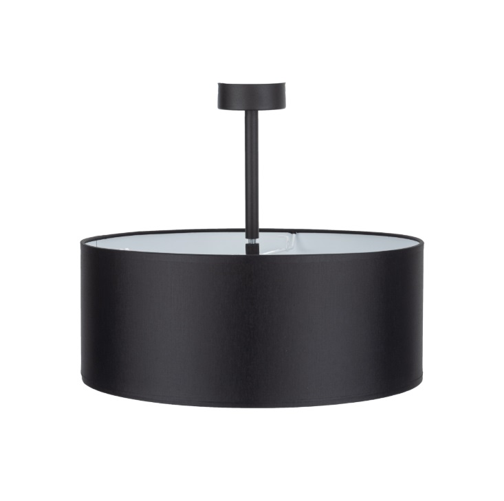 Czarna lampa sufitowa Rondo 40