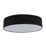 Czarna lampa sufitowa Rondo 60