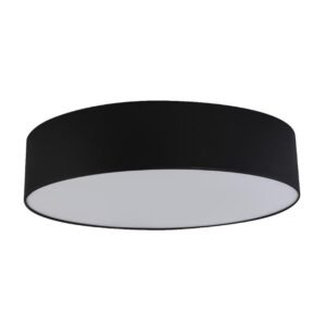 Czarna lampa sufitowa Rondo 60