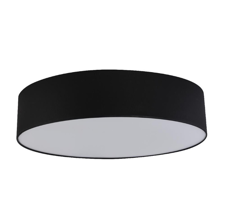 Czarna lampa sufitowa Rondo 60