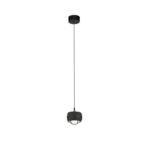 Czarna lampa wisząca Softlin LED - kulka akrylowa