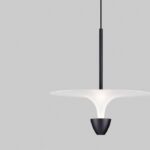 Czarna lampa wisząca Taliana LED