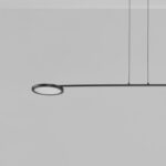 Czarna lampa wisząca Vialto 2