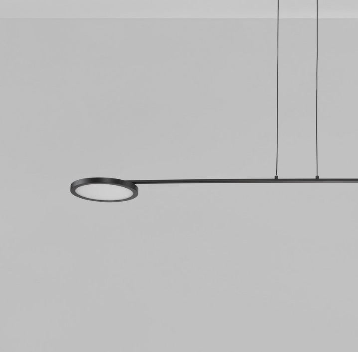 Czarna lampa wisząca Vialto 2
