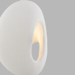 Designerska lampa Cluora 2 - biała struktura