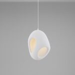 Designerska lampa wisząca Cluora 2 - biała