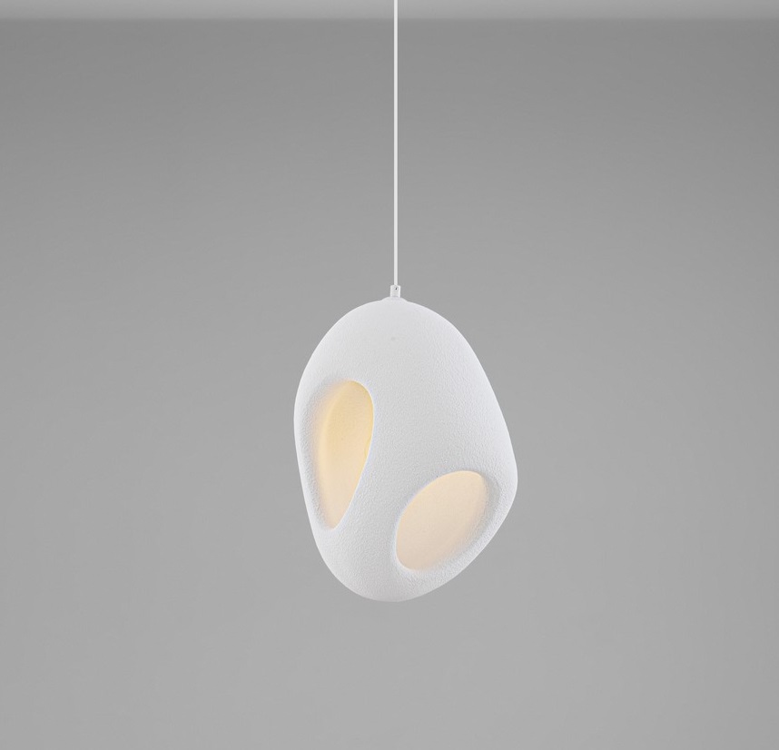 Designerska lampa wisząca Cluora 2 - biała