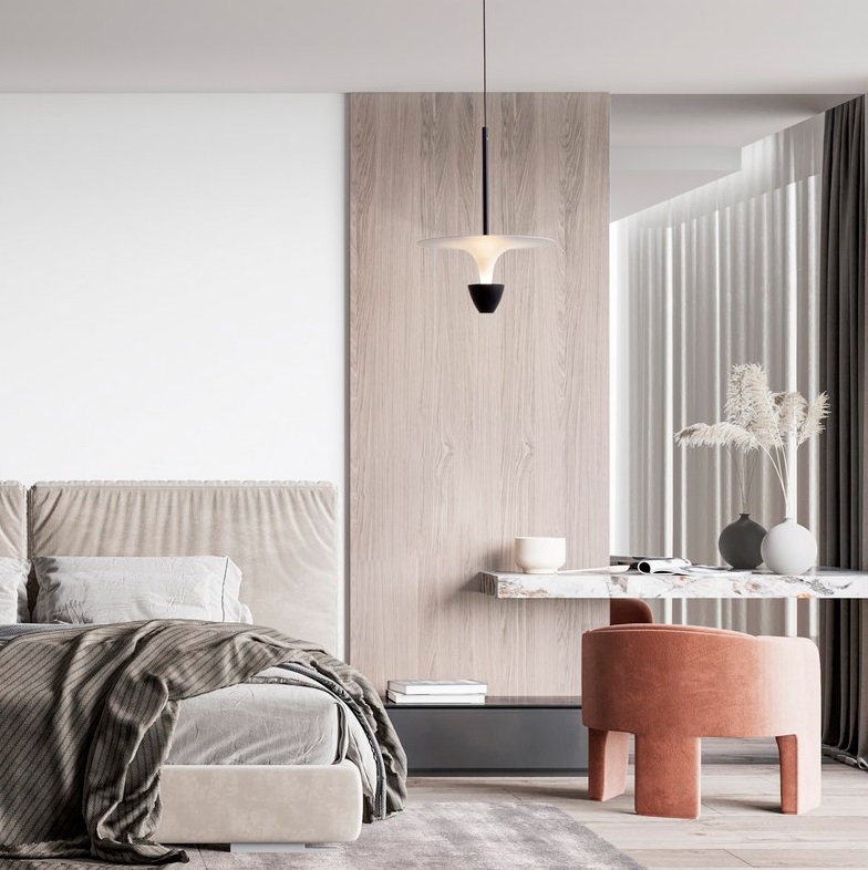 Designerska lampa wisząca do sypialni Taliana 26 - LED 11W