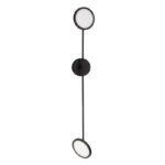 Designerski kinkiet Vialto LED - czarny