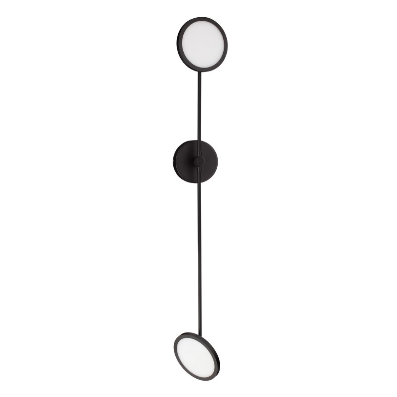 Designerski kinkiet Vialto LED - czarny