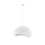 Duża lampa wisząca Cluora 60 - biała
