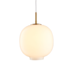 Elegancka lampa wisząca Boni - złote dzdobienia