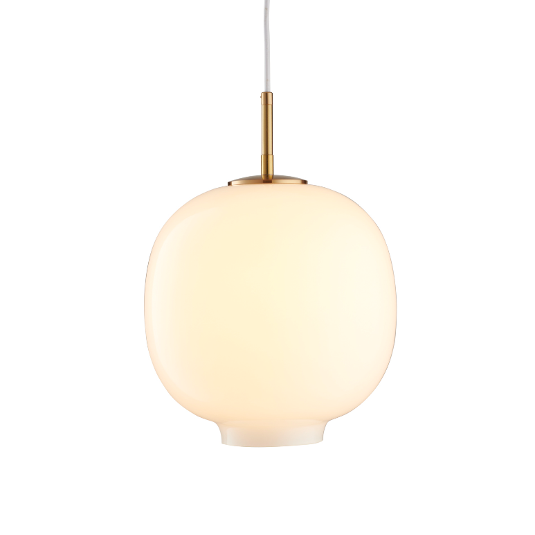 Elegancka lampa wisząca Boni - złote dzdobienia