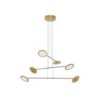 Elegancki żyrandol do salonu Vialto - nowoczesny LED 51W