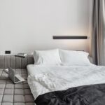 Kinkiet ozdobny do sypialni Yomi LED 60 - czarny