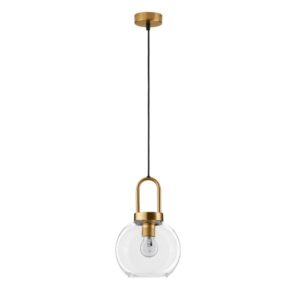 Klasyczna lampa wisząca Quina 20 - transparentny klosz
