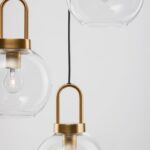 Lampa sufitowa wisząca klasyczna Quina 3 - złota