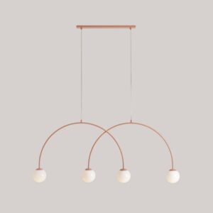 Lampa wisząca Una 4 L - terracotta