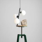 Lampa wisząca nad ławę Fin S 34 - czarna