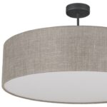 Lniany żyrandol sufitowy Rondo 60