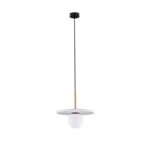 Marmurowa lampa wisząca Kivra - kamienny dysk