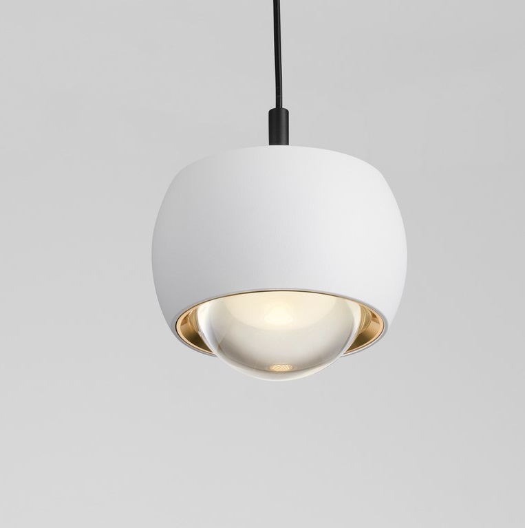 Minimalistyczna lampa wisząca Softlin LED - biała