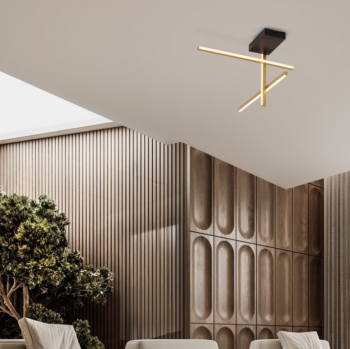 Minimalistyczny żyrandol Shadowbeam - do salonu