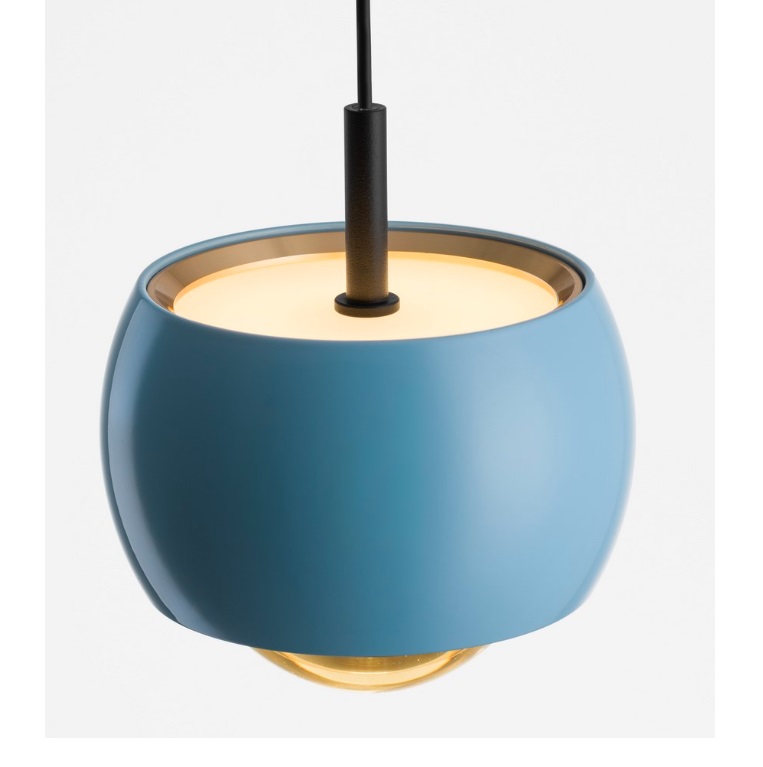 Niebieska lampa wisząca Softlin