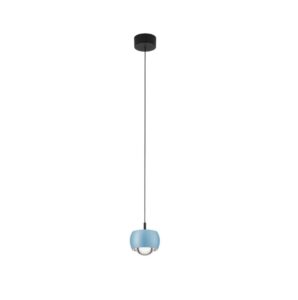 Niebiesko-błękitna lampa wisząca Softlin - pastelowa