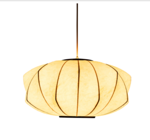 Nowoczesna lampa wisząca Silk V-shape 45 - biała