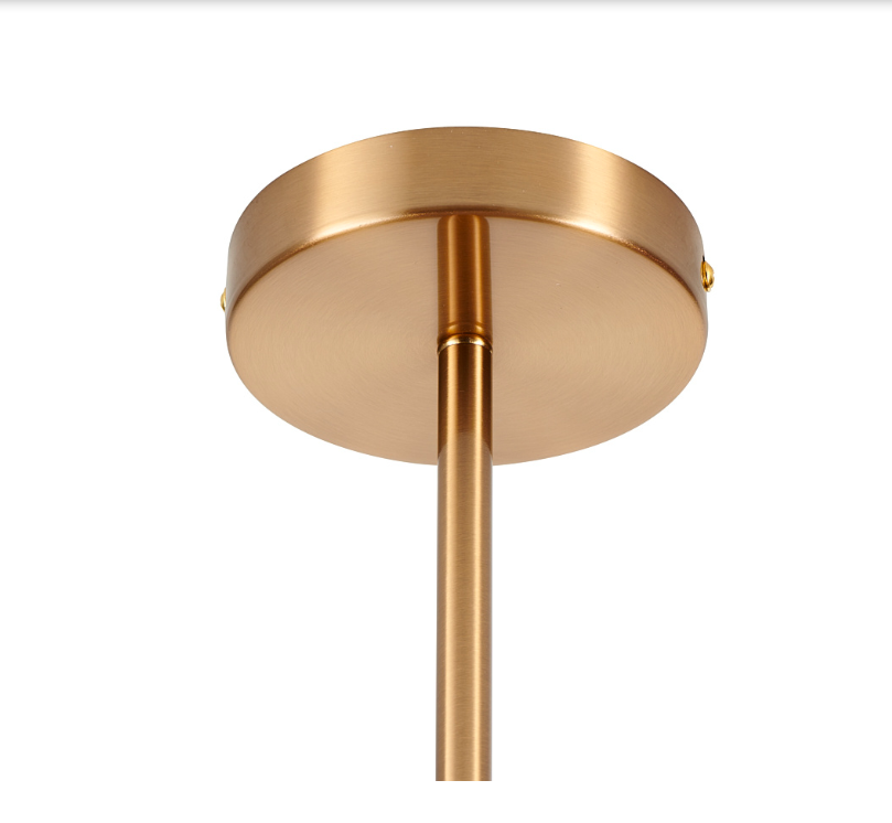 Nowoczesny żyrandol art deco Cosmic 6 - złota podsufitka