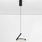 Płaska regulowana lampa wisząca Eclipto - LED