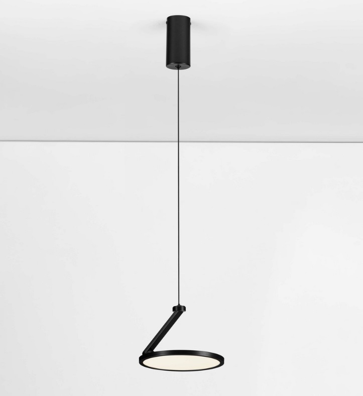 Płaska regulowana lampa wisząca Eclipto - LED