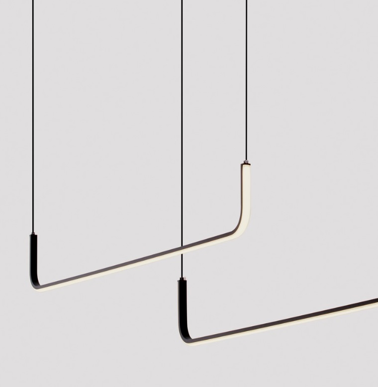 Podłużna lampa wisząca Lineform 2 LED