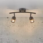 SALE! Czarna lampa sufitowa Alfred 2 - do przedpokoju
