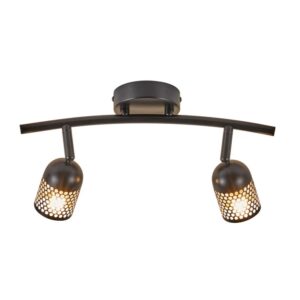 SALE! Czarna lampa sufitowa Alfred 2 - reflektorki do przedpokoju