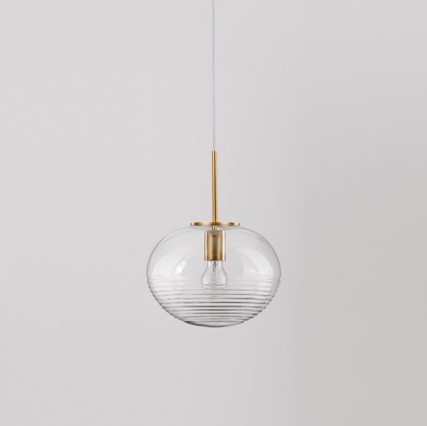Szklana klasyczna lampa wisząca Quina 28