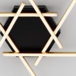 Złota lampa sufitowa Shadowbeam