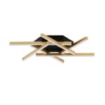 Złota lampa sufitowa Shadowbeam 60 - LED