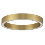 Złoty plafon sufitowy Tovia 60 - ring LED